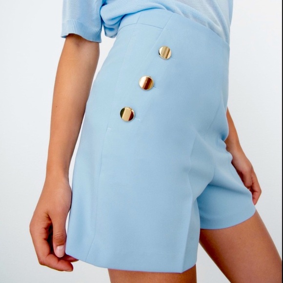ZARA High Waist Royal Shorts - Picture 5 of 14